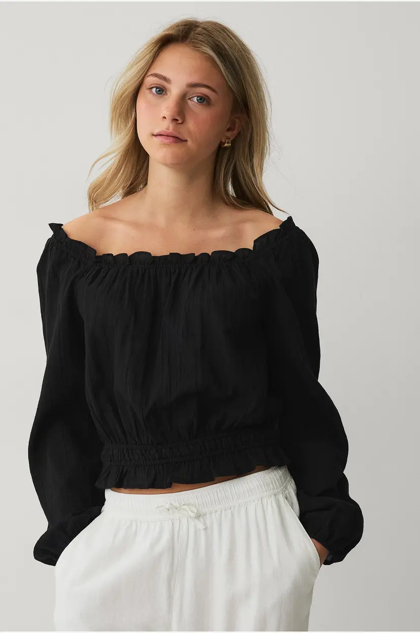 Ellos Collection Bluse - Svart