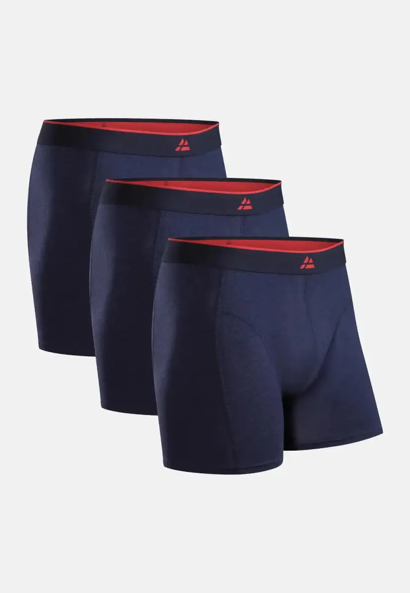 DANISH ENDURANCE BAMBOO BOXERSHORTS fra Danish Endurance, Marineblå, 4XL