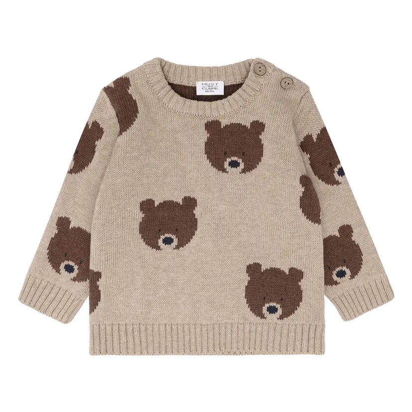 Hust and Claire Hust & Claire - Genser Pilou Bear Beige Melange