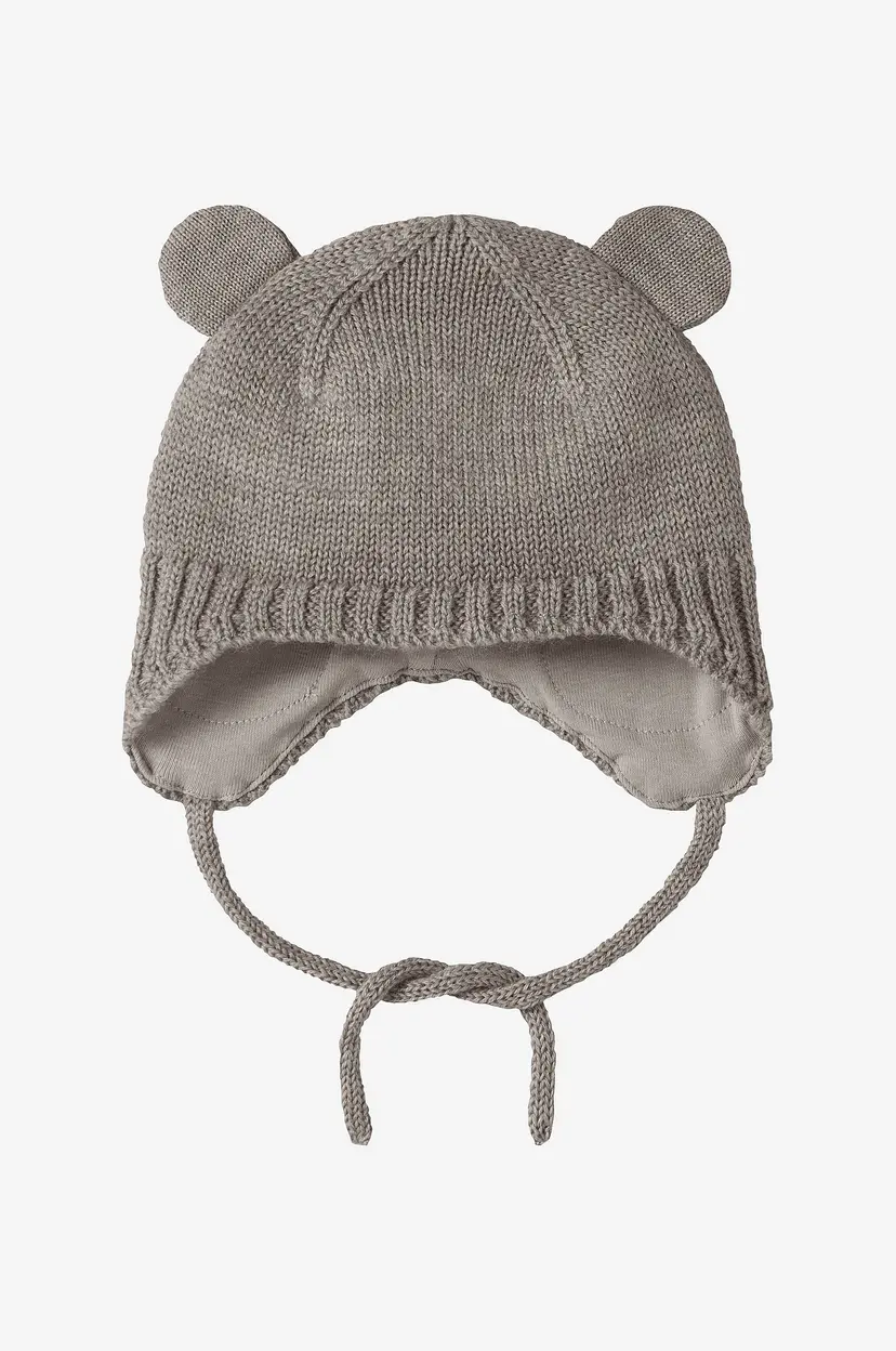 Name it baby Lue Nbnwruni Wool Knit Hat - Grå