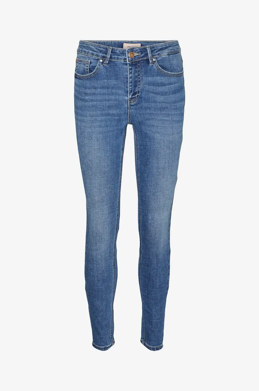Vero Moda Jeans vmFlash MR Skinny Jeans LI347 - Blå