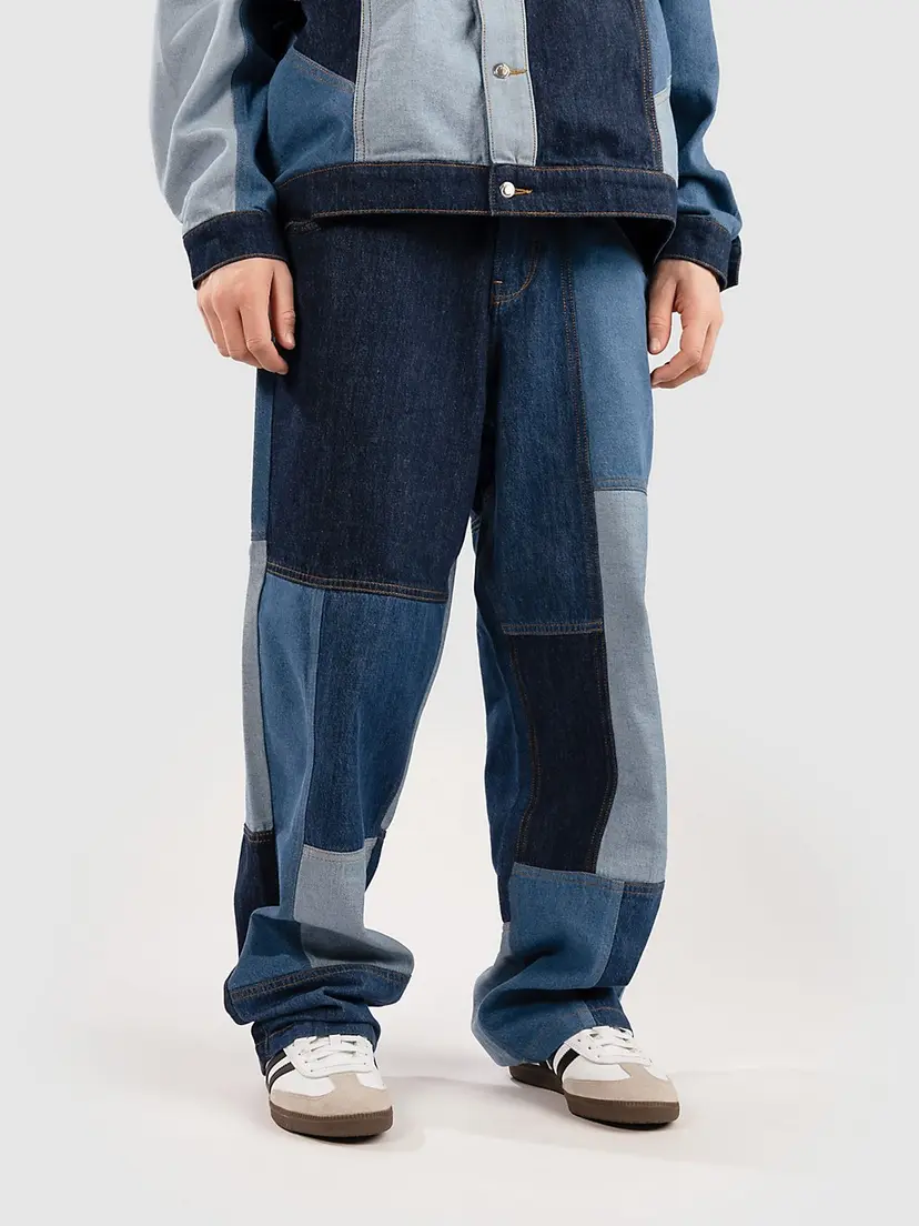 Blue Tomato Blue Tomato Denim Patchwork Jeans blå