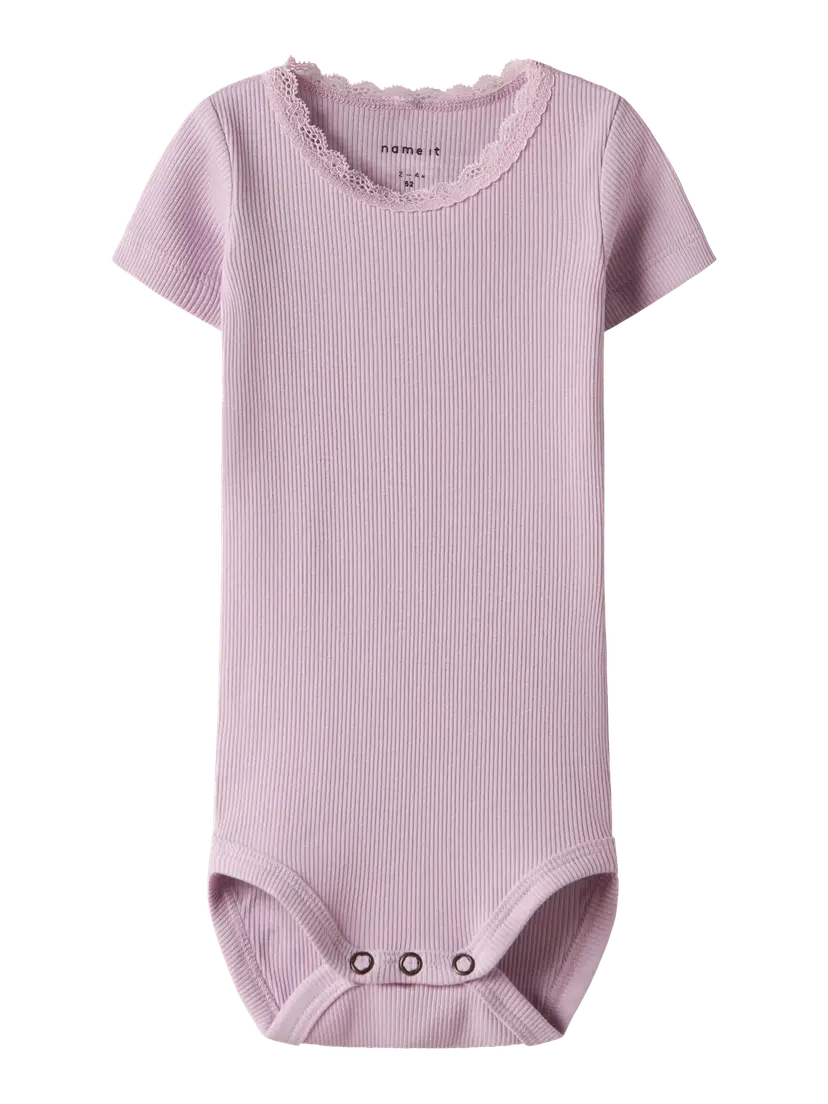 NAME IT Kortermet body "KAB" Baby Winsome Orchid