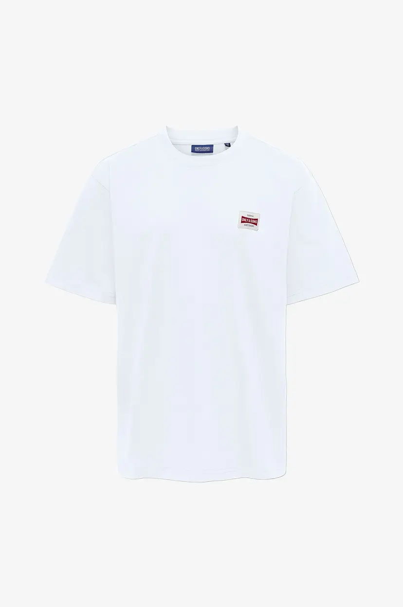 ONLY & SONS JUNIOR T-skjorte osjFred Life Rlx SS Label - Hvit