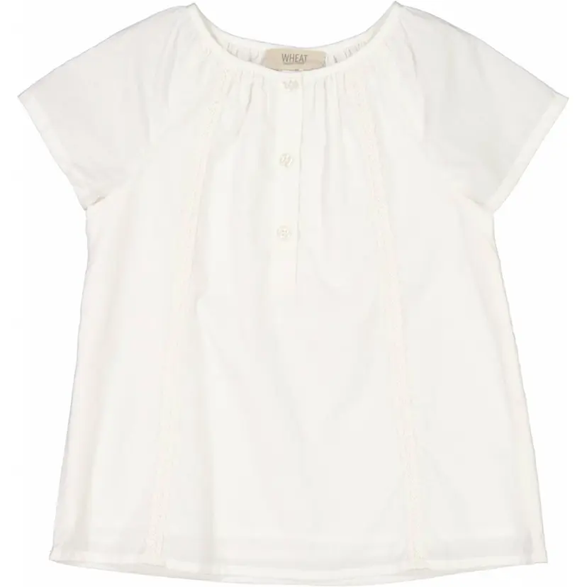 Wheat Off White Wheat Hannah Bluse (98 /3 år)