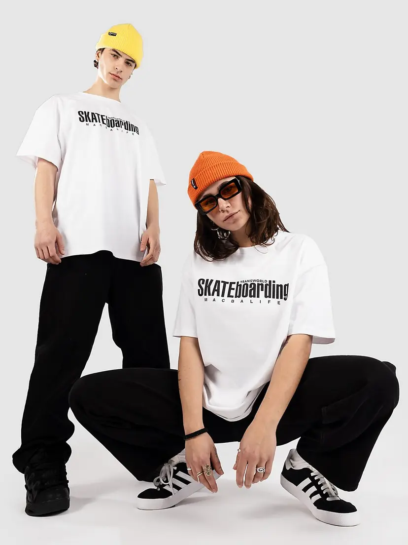 Macba Life Macba Life Mag Logo T-skjorte hvit