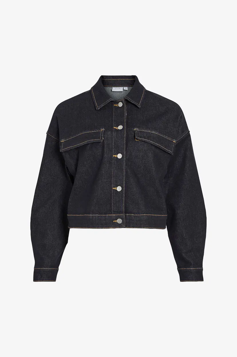 Vila Jakke viMensina LS Denim Jacket - Blå