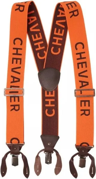 Chevalier Chevalier Logo Suspenders High Vis Orange