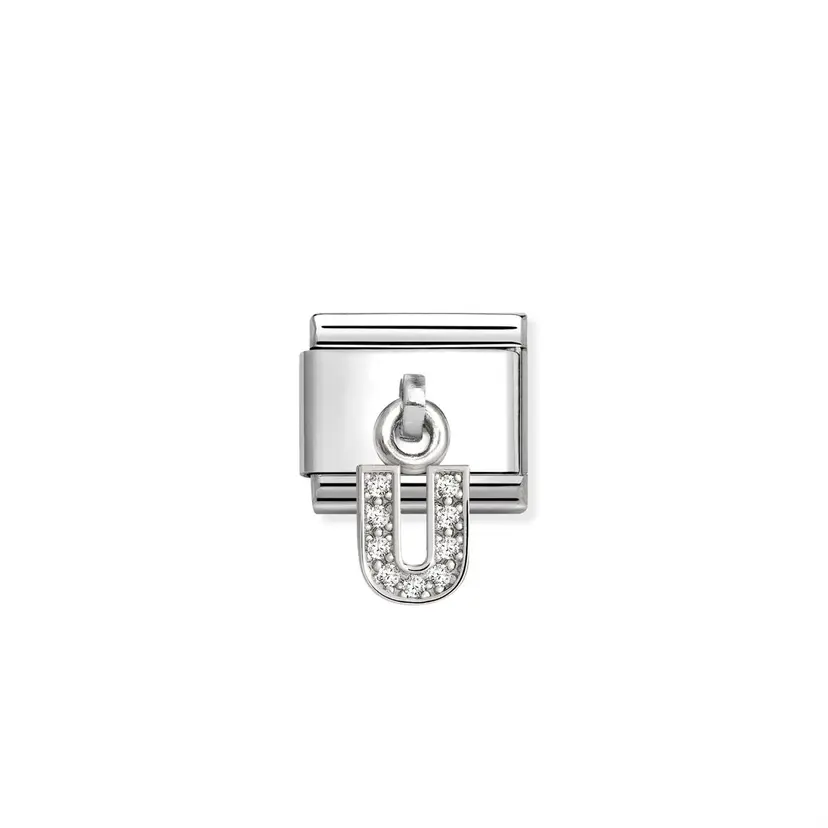 Nomination Charm Letter U