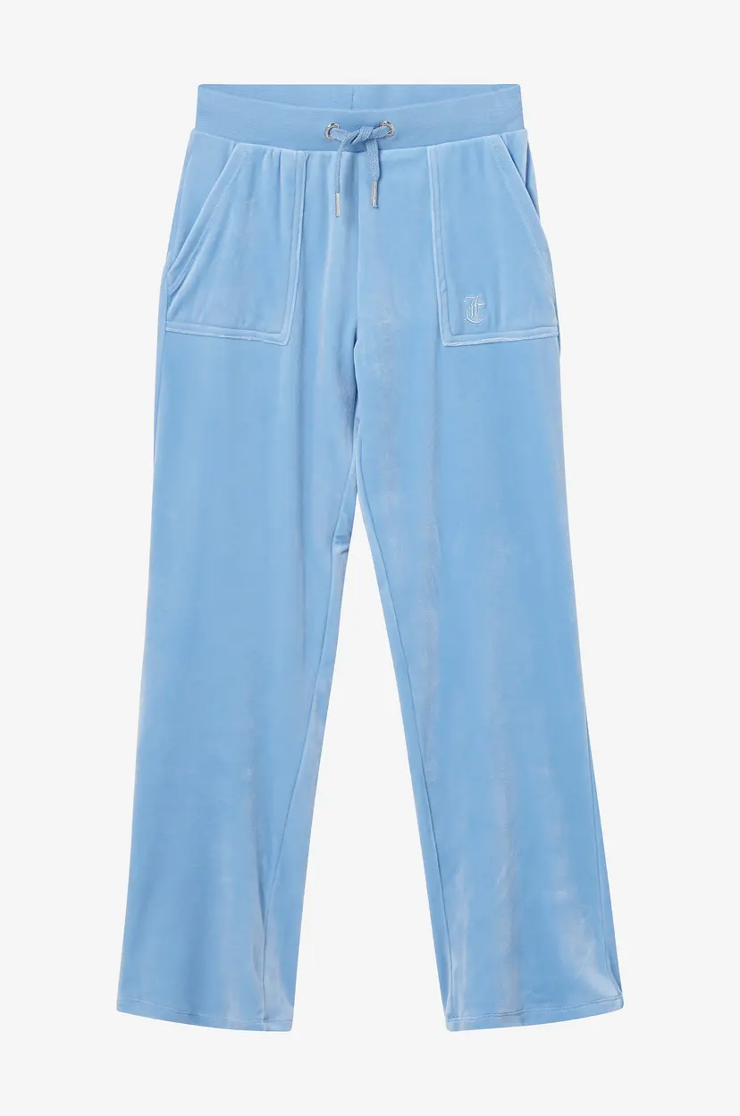 Juicy Couture Sweatbukser Tonal Wide Leg Jogger - Blå