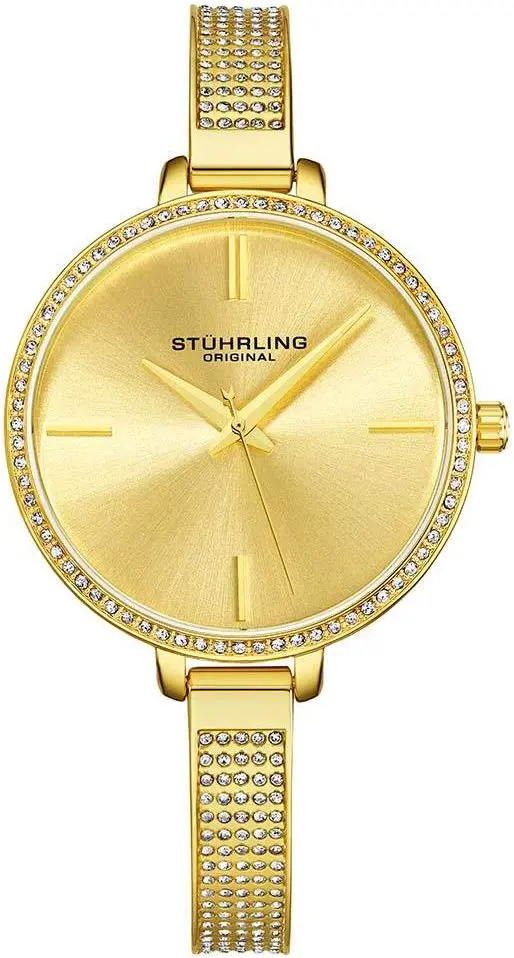 Stührling Original Stührling Original Dameklokke 3949.2 Vogue Gull/Gulltonet stål Ø36