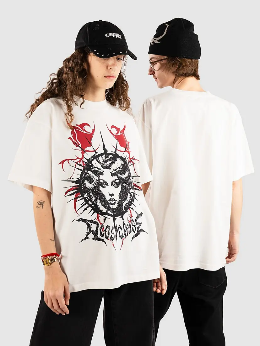 A Lost Cause A Lost Cause Medusa Boxy T-skjorte hvit