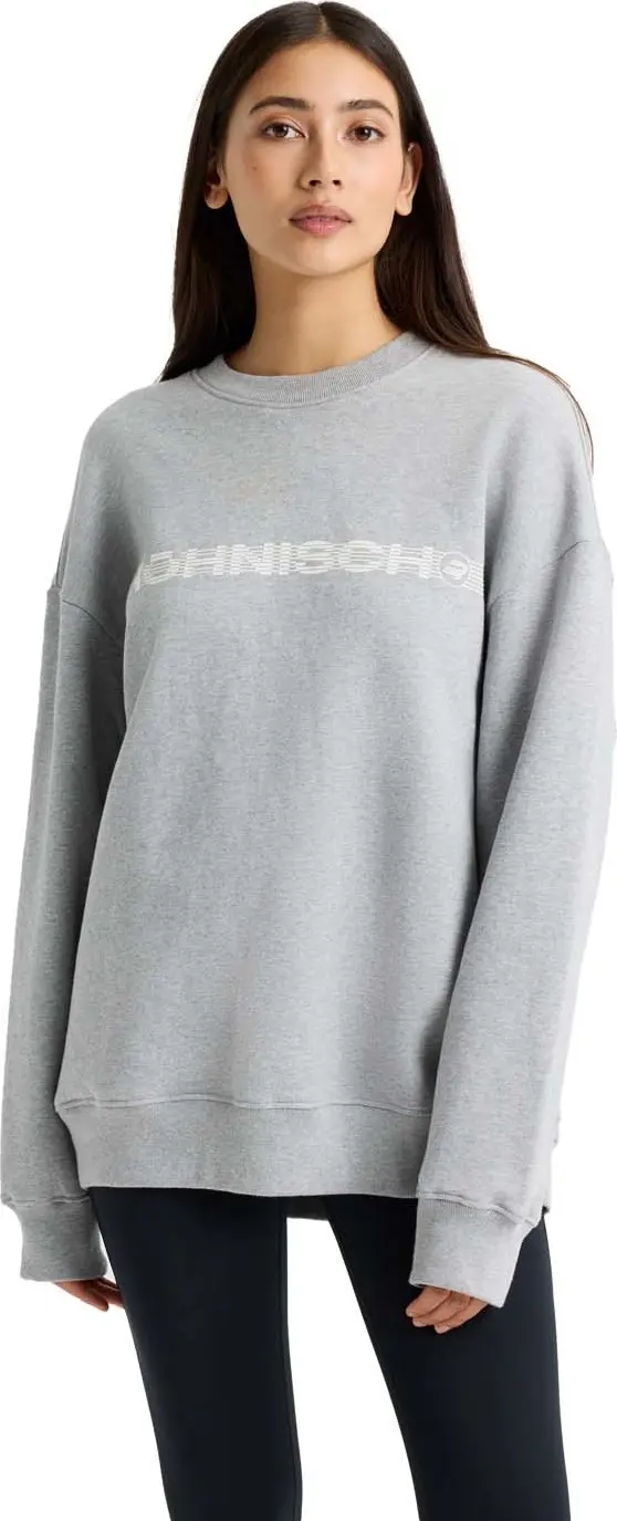 Rohnisch Röhnisch Women's Cotton Emblem Sweatshirt Grey Melange
