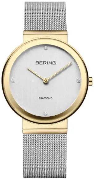 BERING Bering Dameklokke 10135-010 Classic Sølvfarget/Stål Ø35 mm