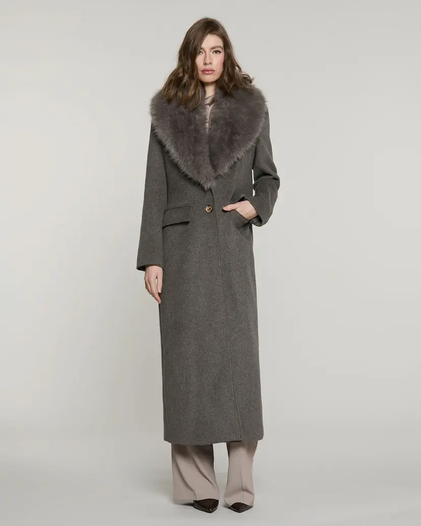 Relish Relish SAVING Gray Long overcoat
