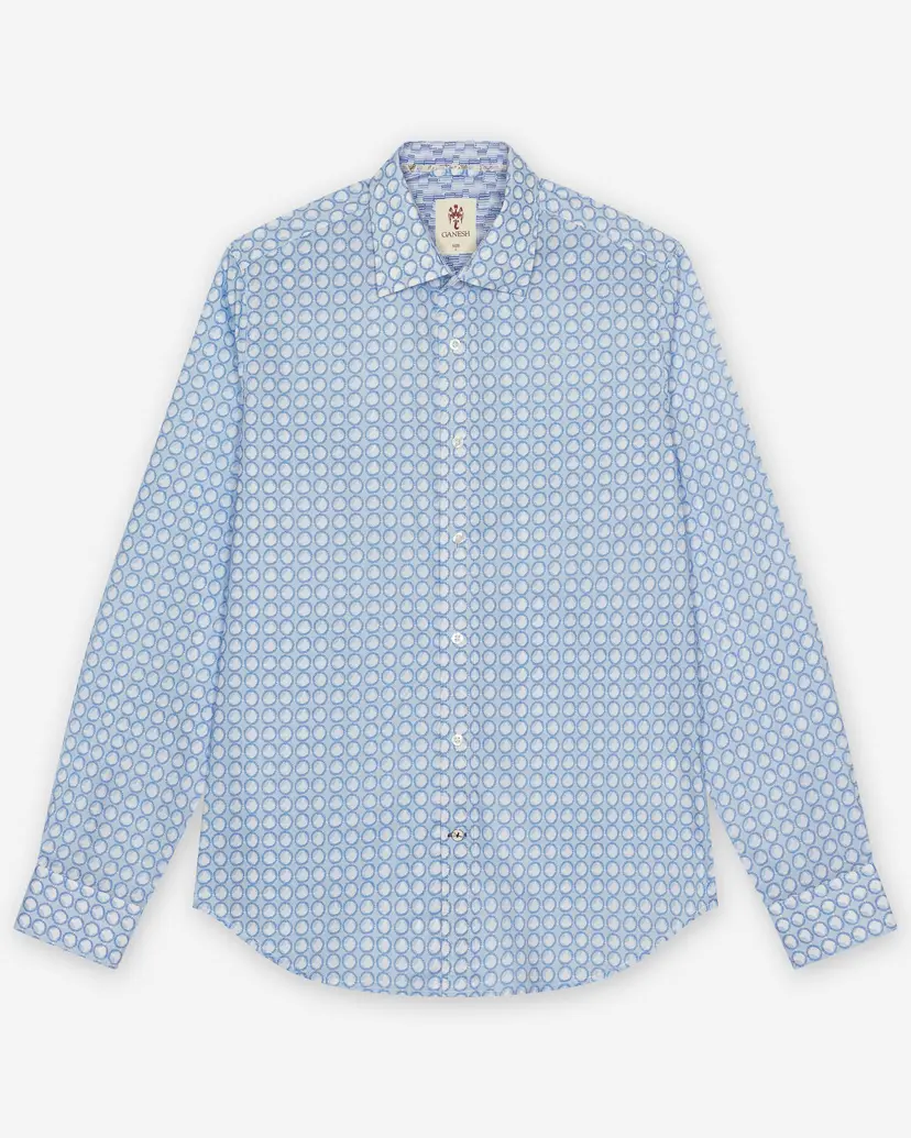 Ganesh Ganesh 75700PE Blue Shirt