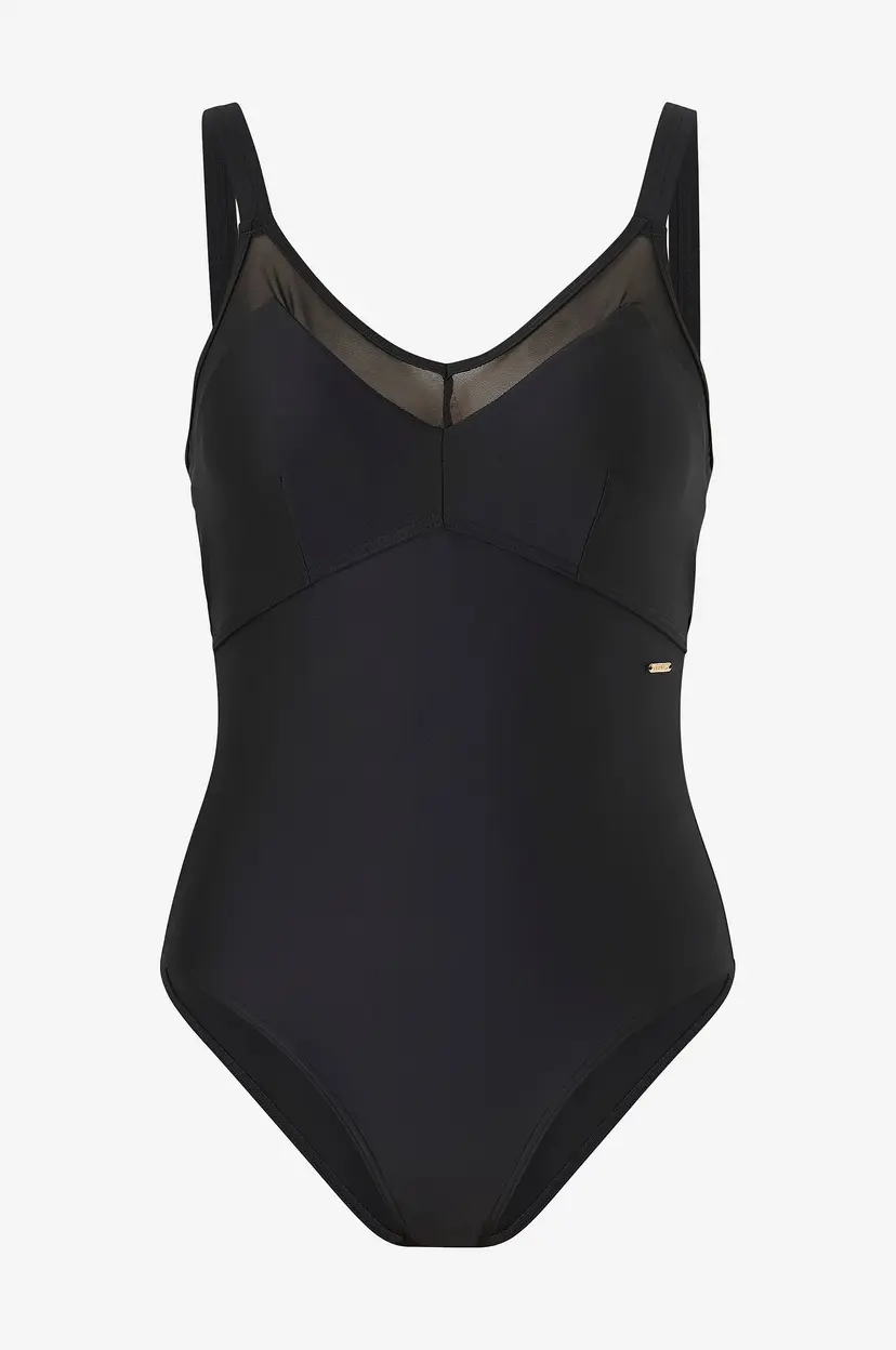 Speedo Badedrakt Shaping Mesh Detail 1 Piece - Svart