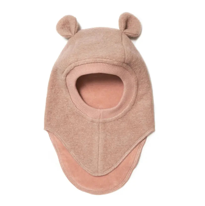 Huttelihut Huttelihut - Balaclava Ullfleece Ører Rose Melange