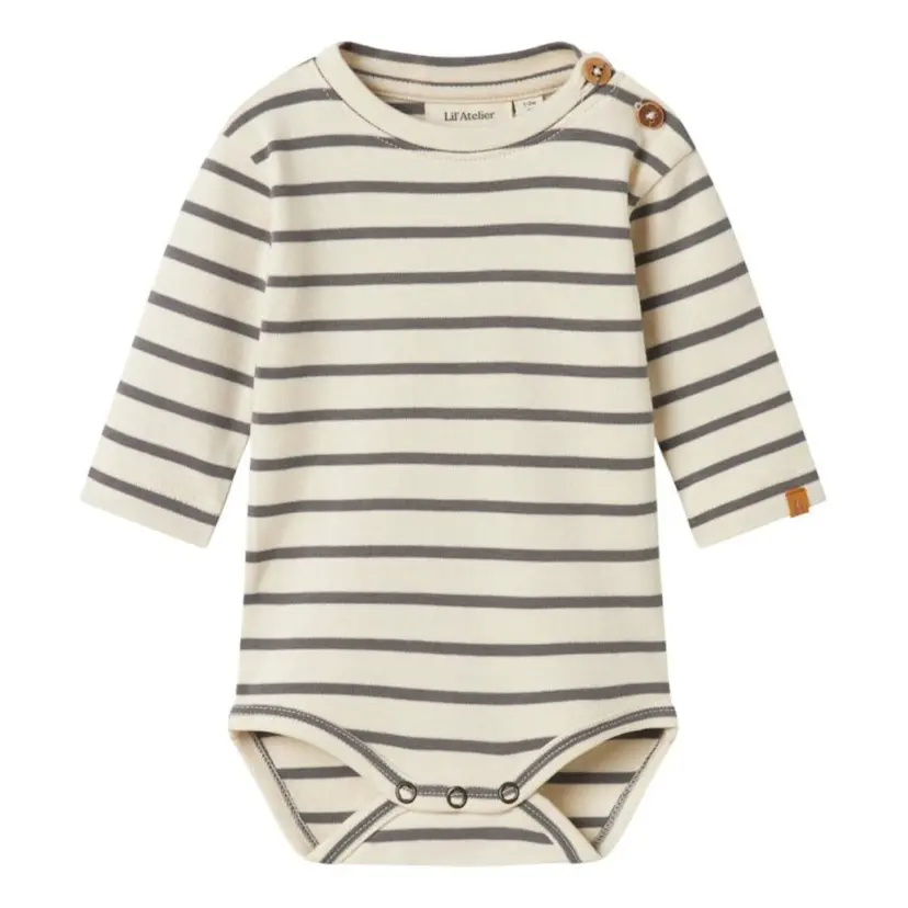 Lil`Atelier Lil'Atelier - Body Limia Stripe Turtledove/ Poppy Seed