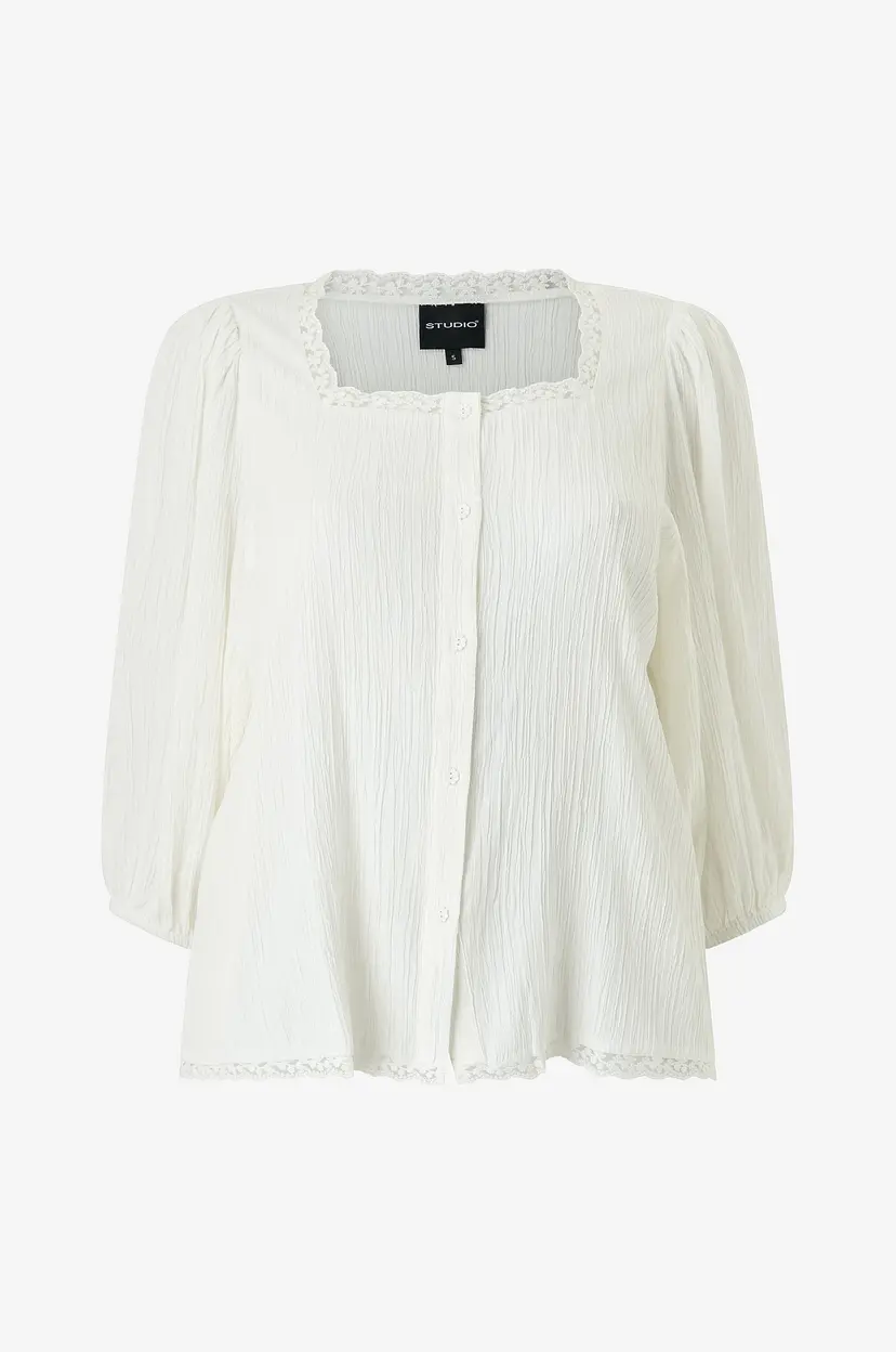 Studio Bluse sAntonia Cardigan - Hvit