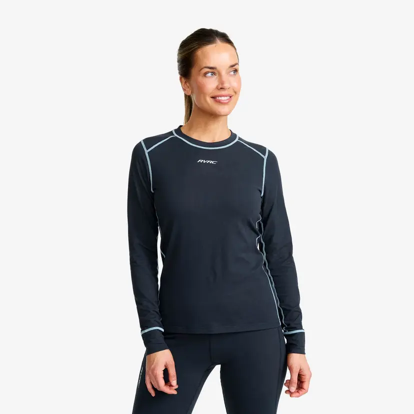 RevolutionRace Downhill Base Layer Top Dame Deep Navy/Arona