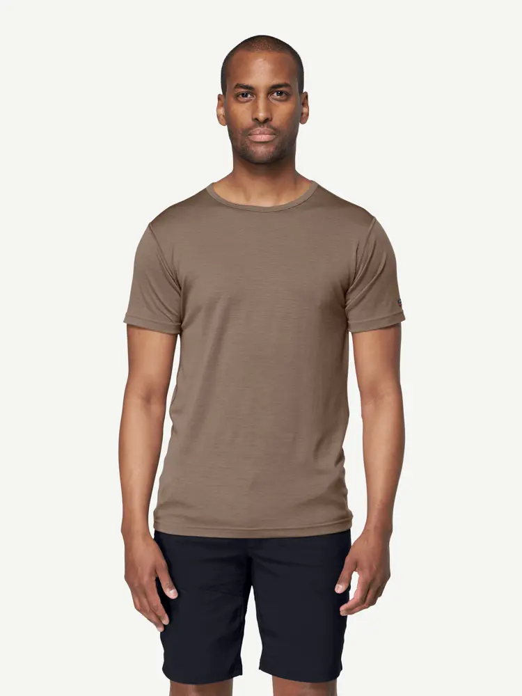 Devold Devold - Breeze Merino 150 T-skjorte Herre - Size 3XL - Brun