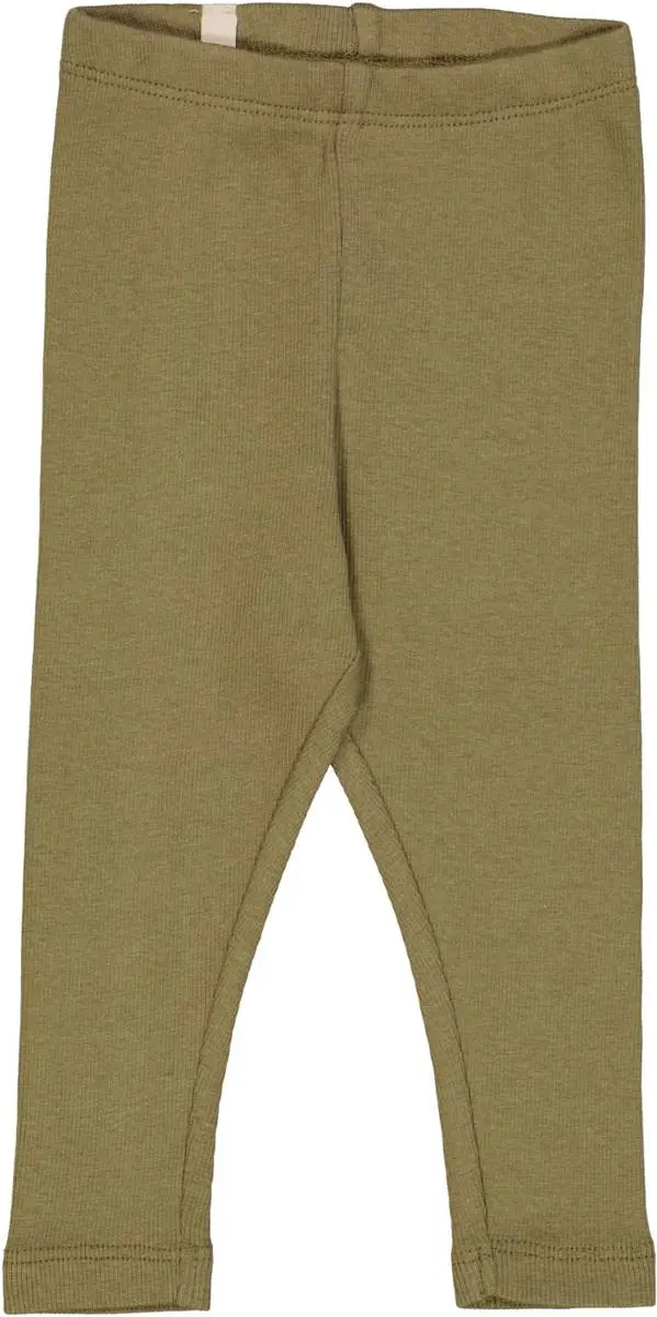 Wheat Wheat Rib Leggings Dry Pine (74 / 9 mnd)