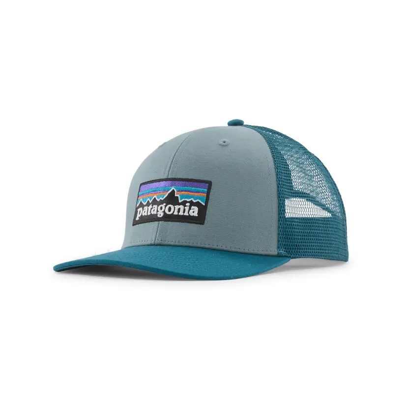 Patagonia Patagonia - Caps P-6 Logo Trucker Hat Blue Sage