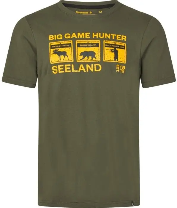 Seeland Seeland M's Caution T-Shirt Grape Leaf