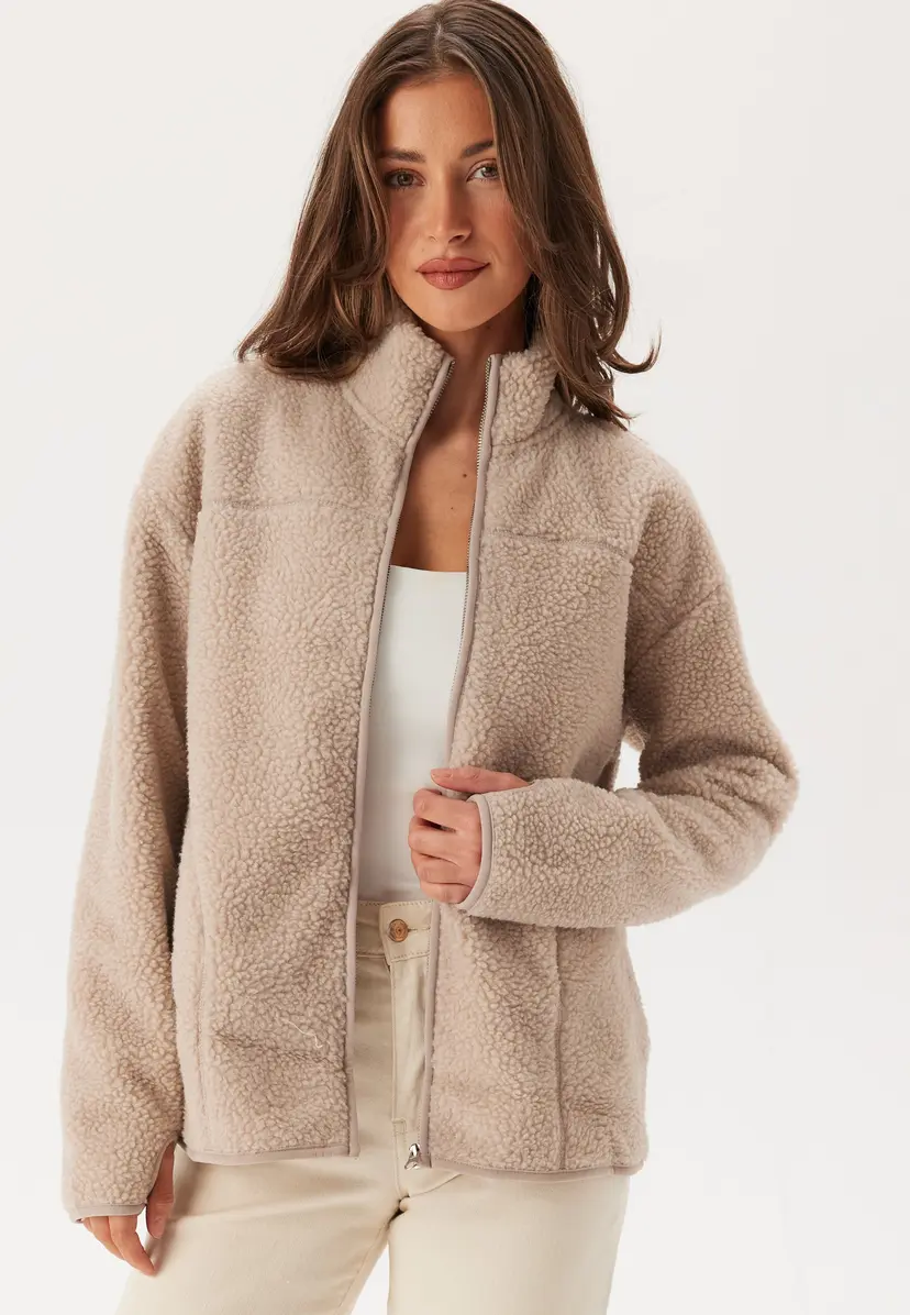 Pieces Pcsadia Ls Teddy Jacket Noos