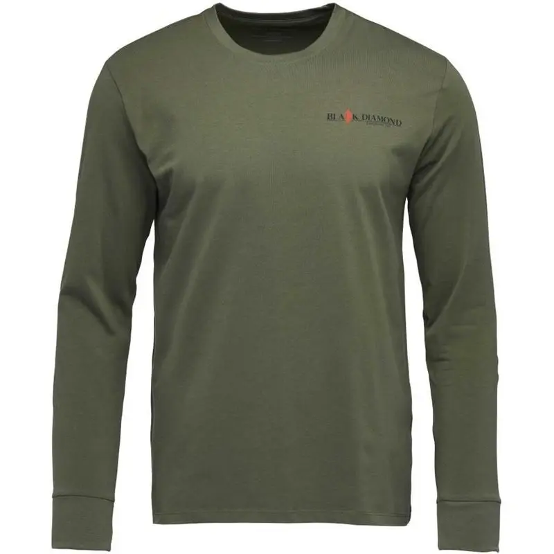 Black Diamond Black Diamond M Heritage WordmarkLs Tee Tundra