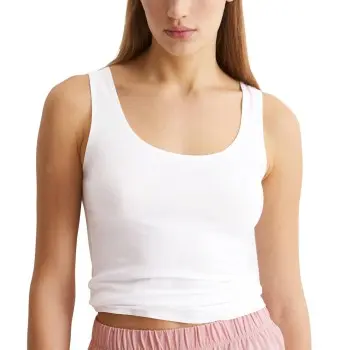 Marc O'Polo Marc O Polo Lounge Tank Top Hvit bomull Small Dame