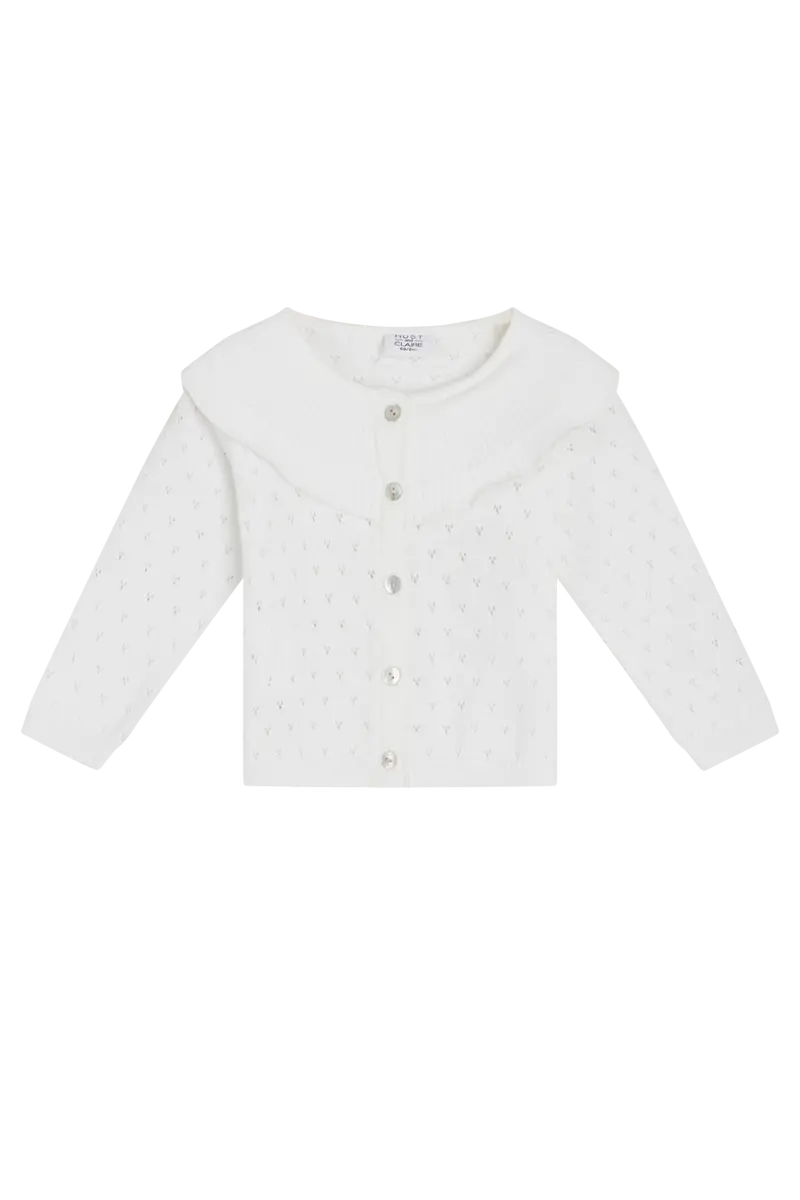 Hust and Claire Hust And Claire Pen Cardigan White (98 /3 år)