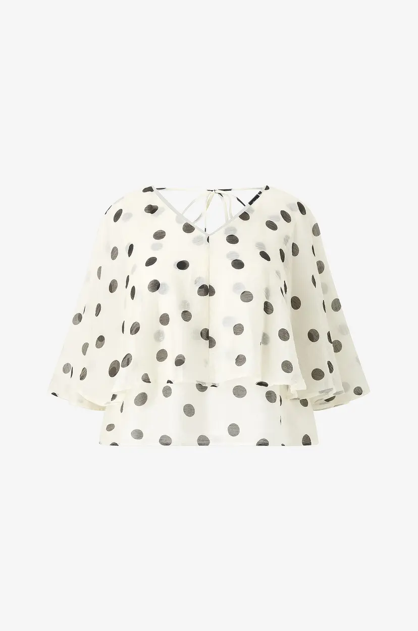 Zizzi Bluse Muna - Hvit