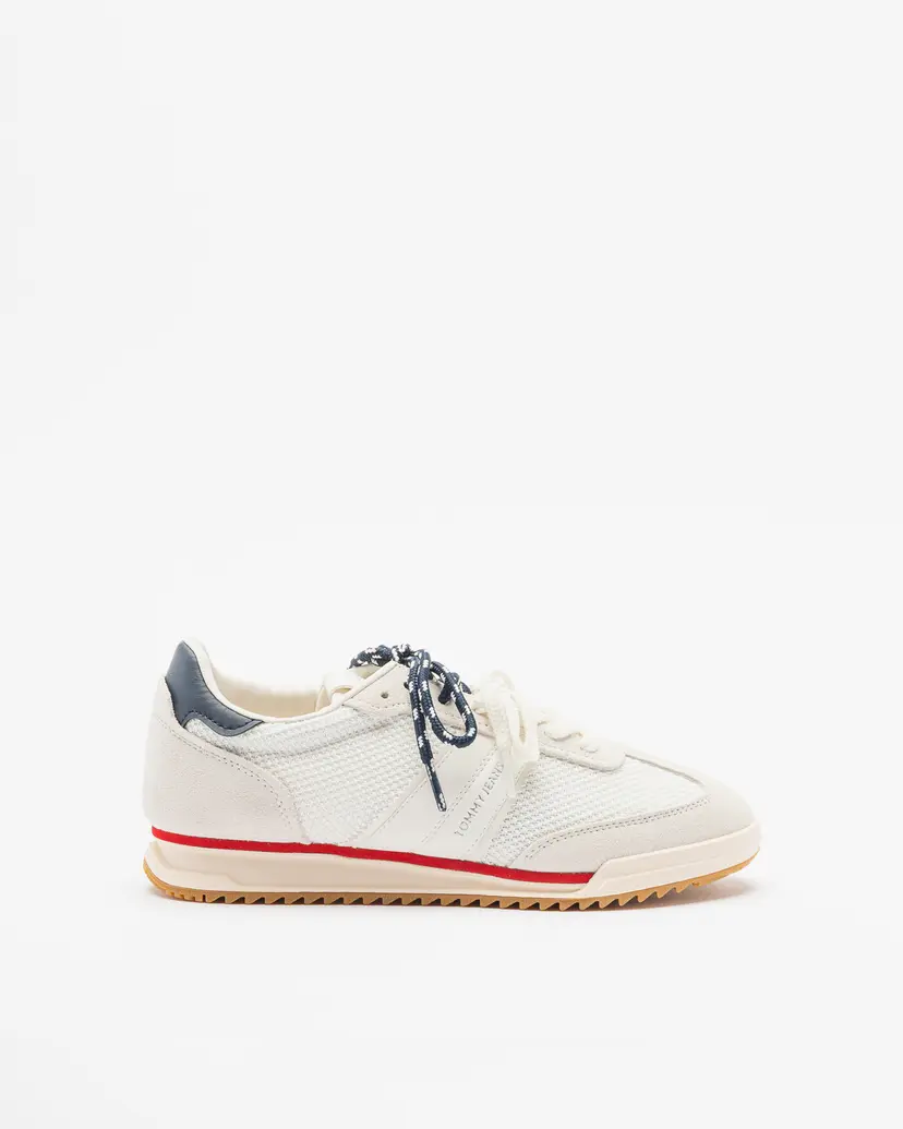 Tommy Hilfiger Jeans Tommy Hilfiger Jeans Low Profile Runner White Sneakers