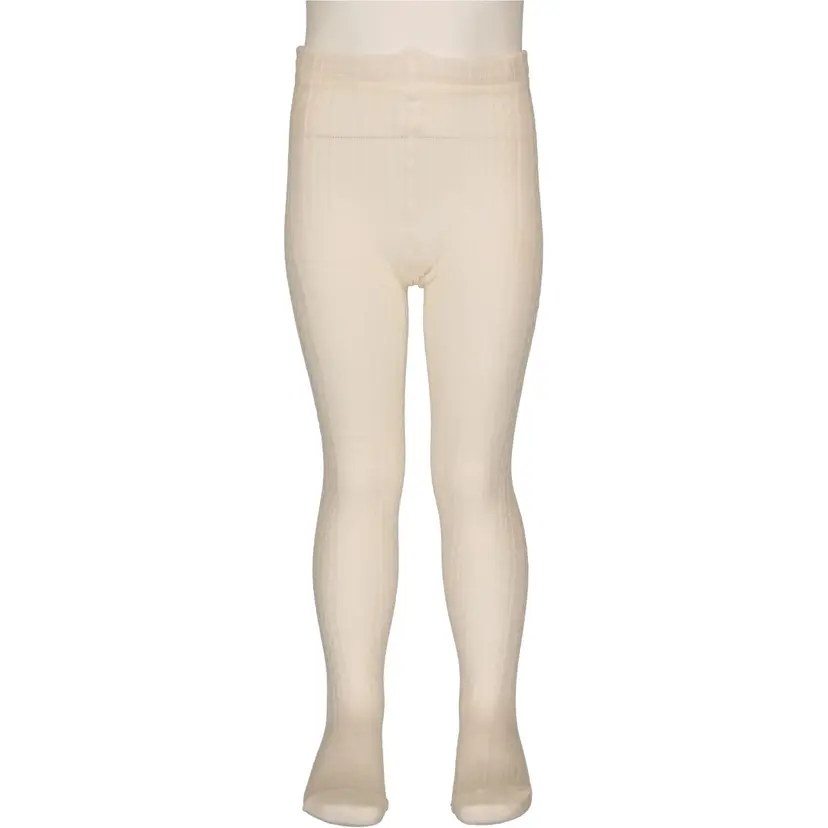 Geggamoja Strumpbyxor stickade Offwhite - 98/104