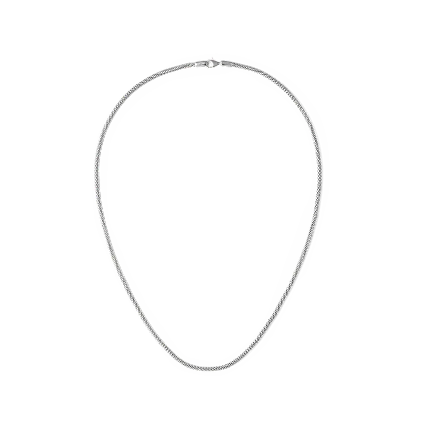 Daniel Wellington Silver Necklace Tide Mesh 2.8 | DW