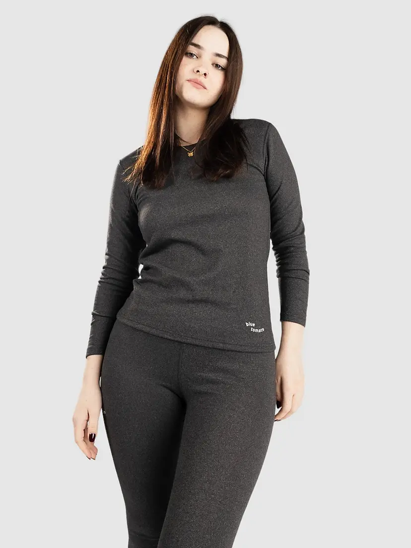 Blue Tomato Blue Tomato Essential Comfort Teknisk skjorte svart