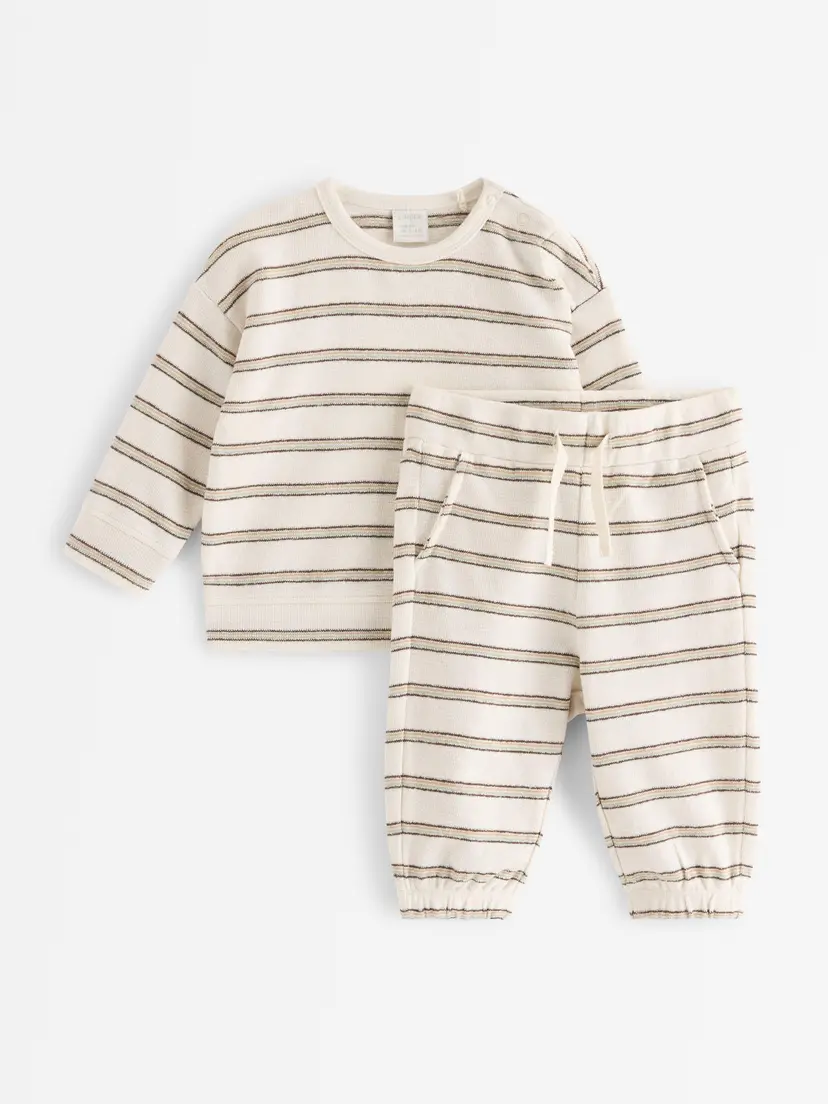 Lindex Sett med topp og bukser i frotté