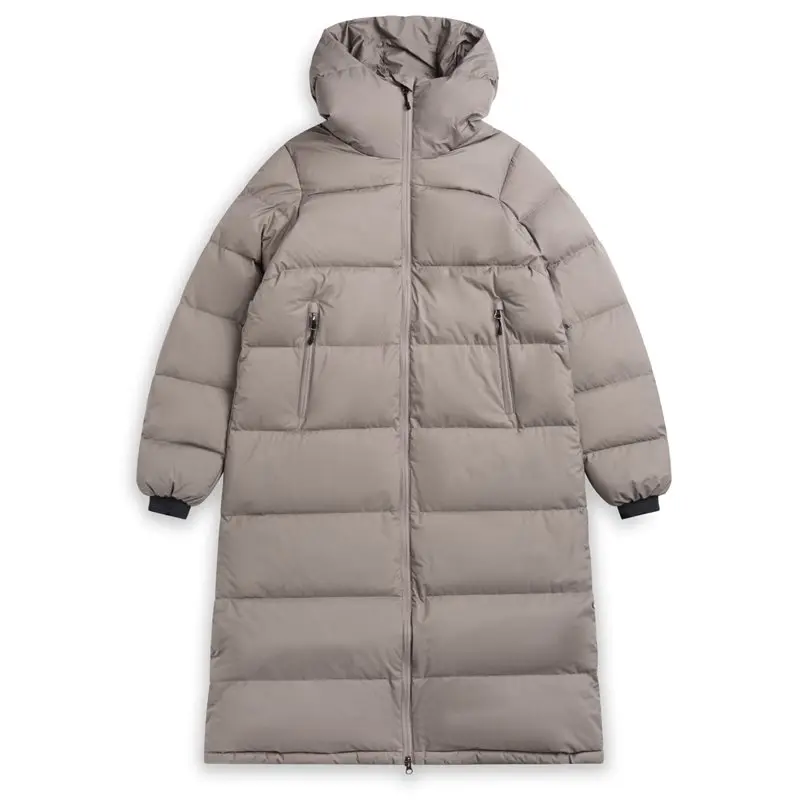 Bergans Bergans Oslo Down Long Coat Women Rock Taupe