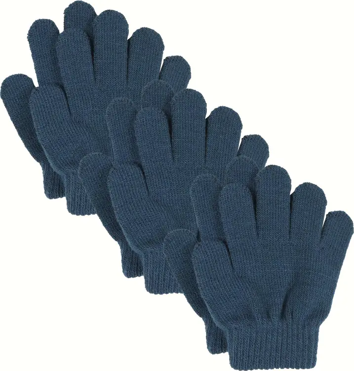 Lindberg Lindberg Kids' Åsbro Magic Glove 3-Pack Dark Blue