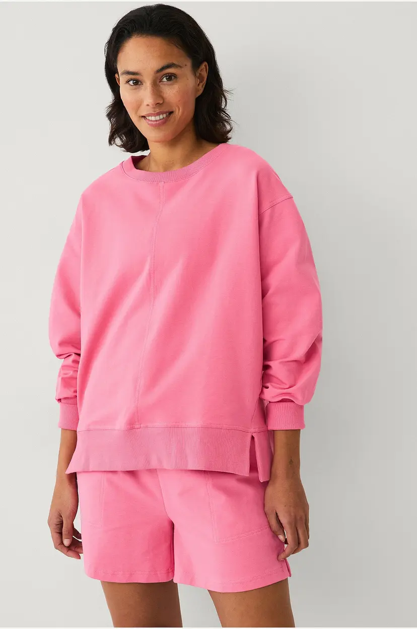 Ellos STUDIO Sweat Crewneck Soft - Rosa