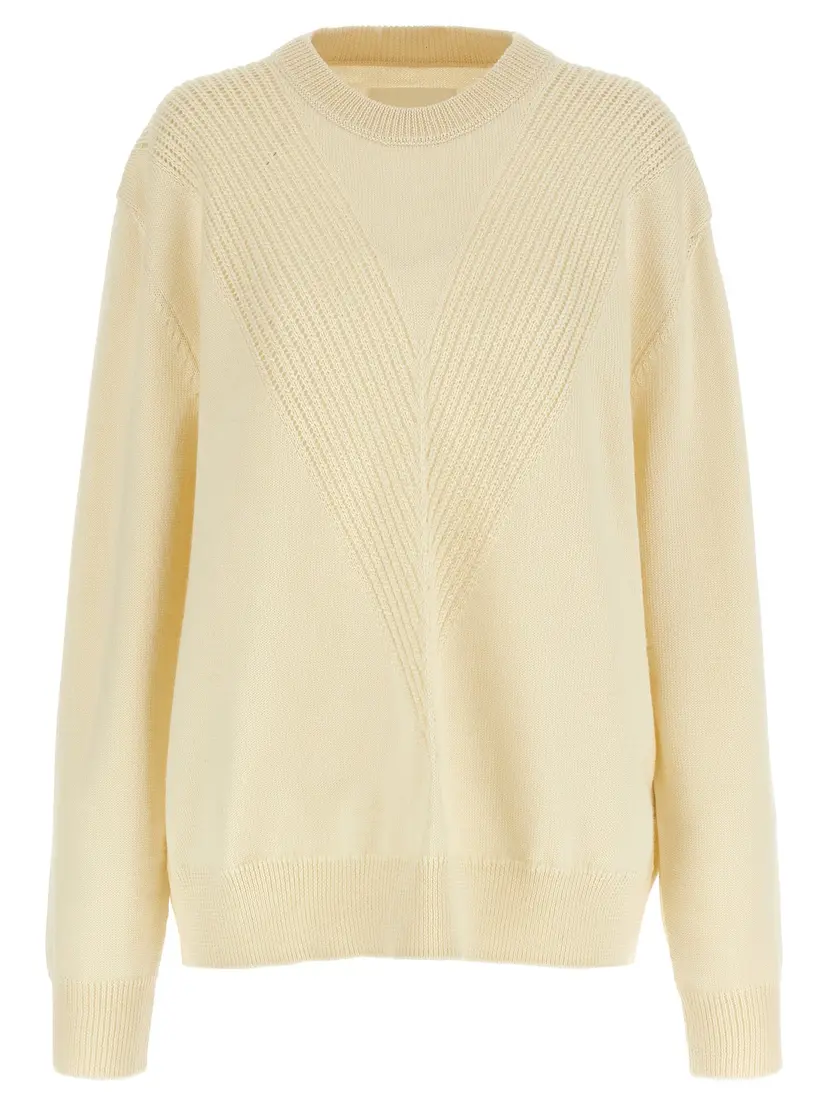 Jil Sander Jil Sander Strikkegensere – Hvit