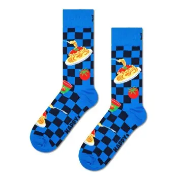 Happy Socks Happy socks Strømper Dinner Sock Blå bomull Str 36/40