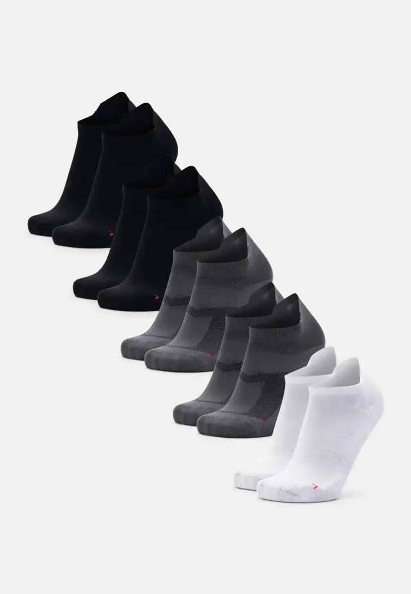 DANISH ENDURANCE DANISH ENDURANCE CLASSIC SPORTS LOW-CUT STRØMPER Sort | Grå | Hvid 39-42