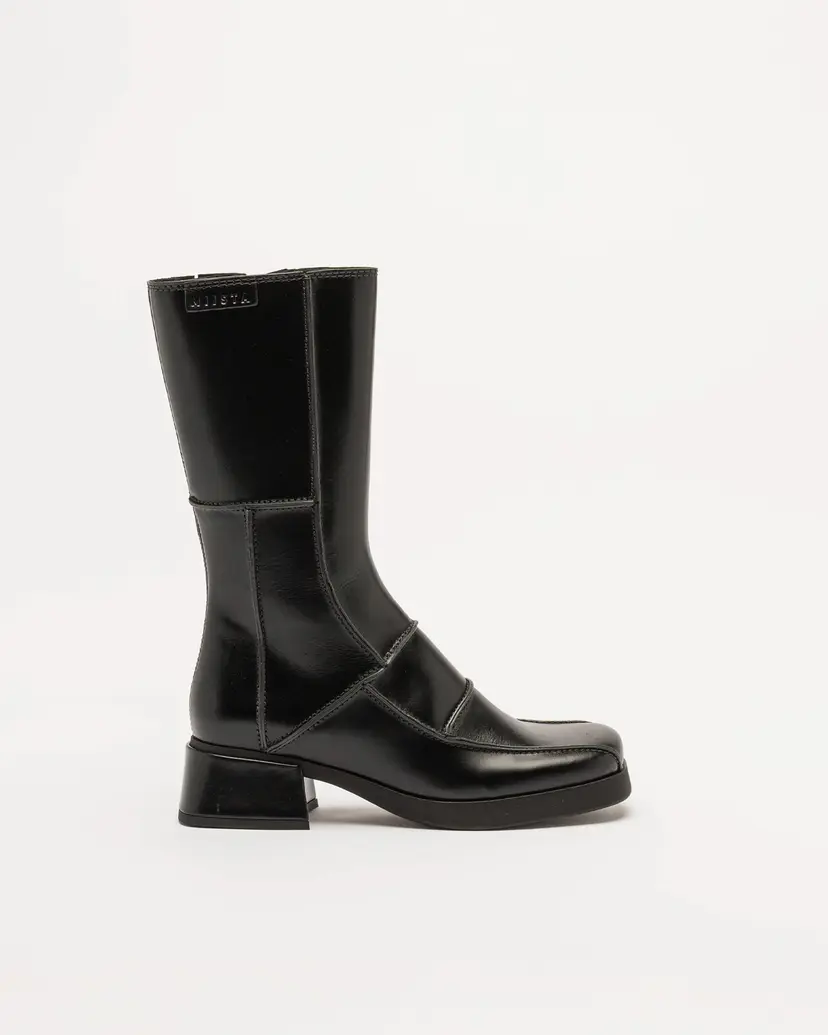 E8 by Miista E8 by Miista NEAERA Black Botas de cano médio