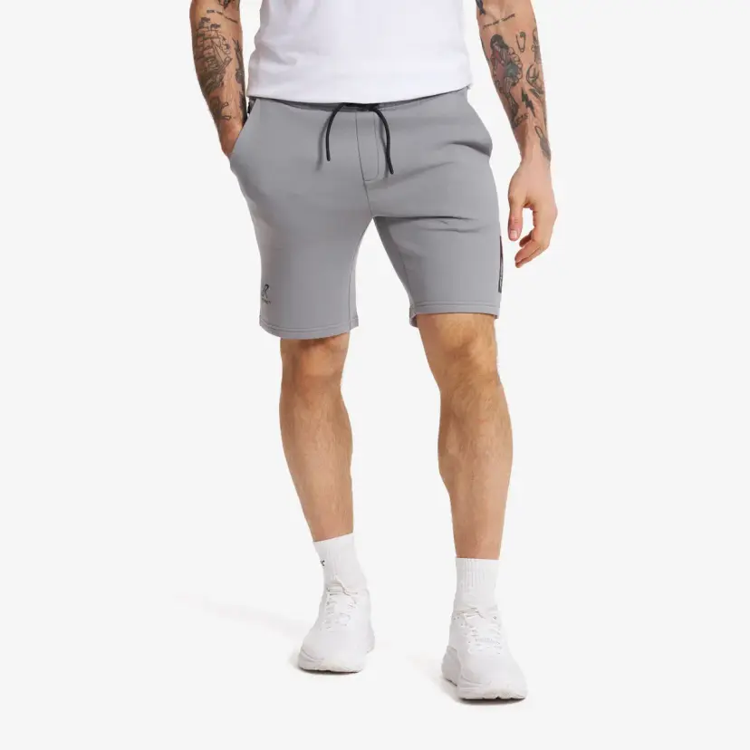 RevolutionRace Street Scuba Shorts Herre Frost Gray
