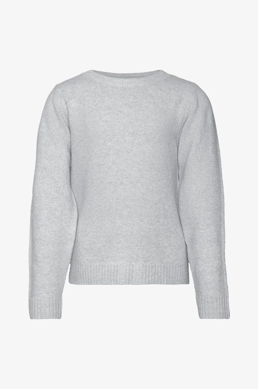 Vero Moda Girl Genser vmDoffy LS O-neck Blouse GA - Grå