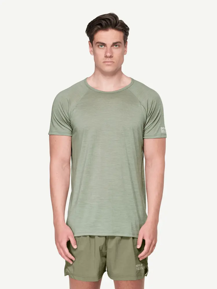 Devold Devold - Endurance Merino 130 T-skjorte Herre - Large - Grønn