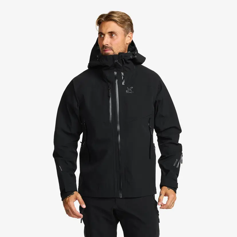 RevolutionRace Cyclone 3L Shell Jacket Herre Black